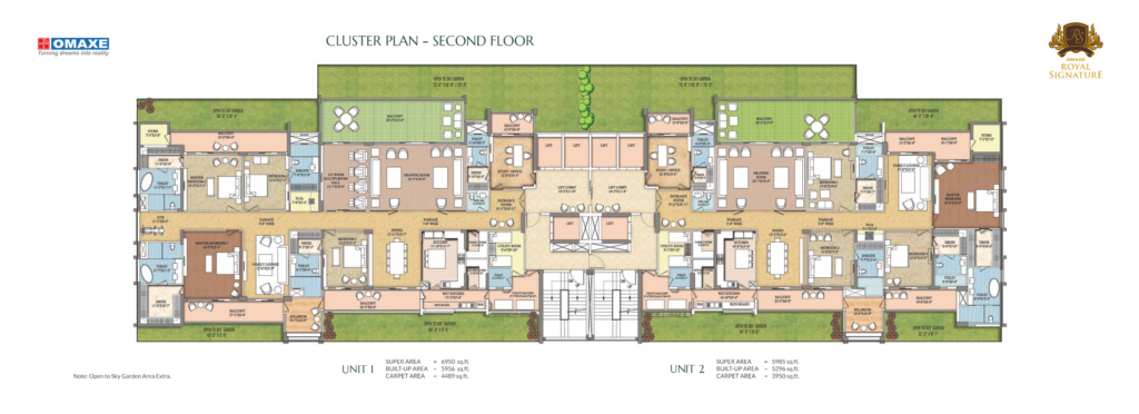 Omaxe Signature Tower Layout