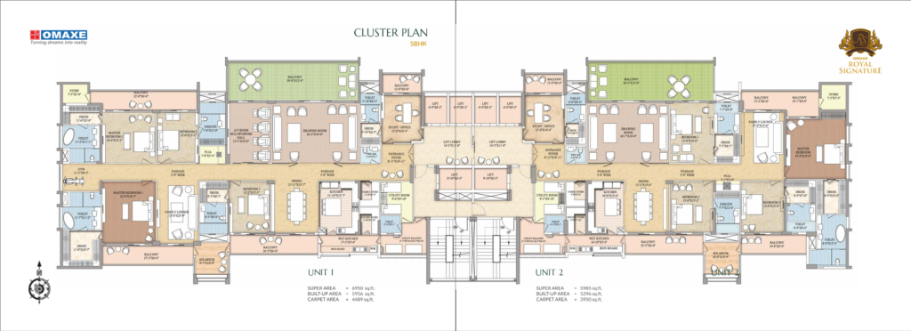 Omaxe Signature Tower Layout