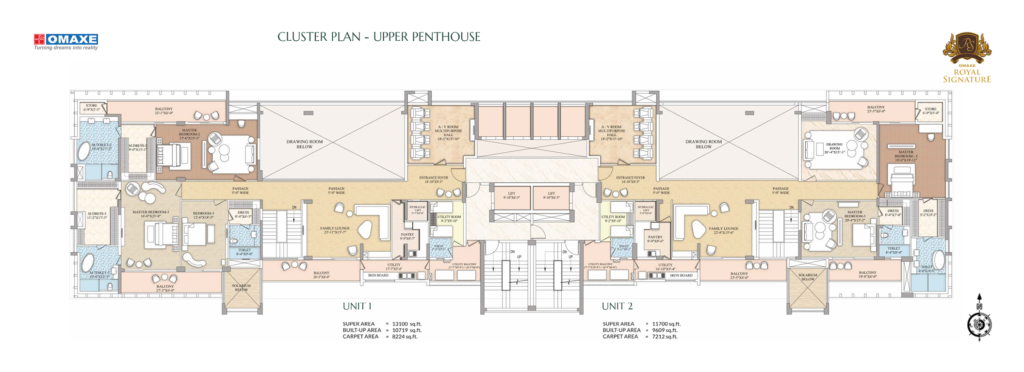 Omaxe Signature Tower Layout